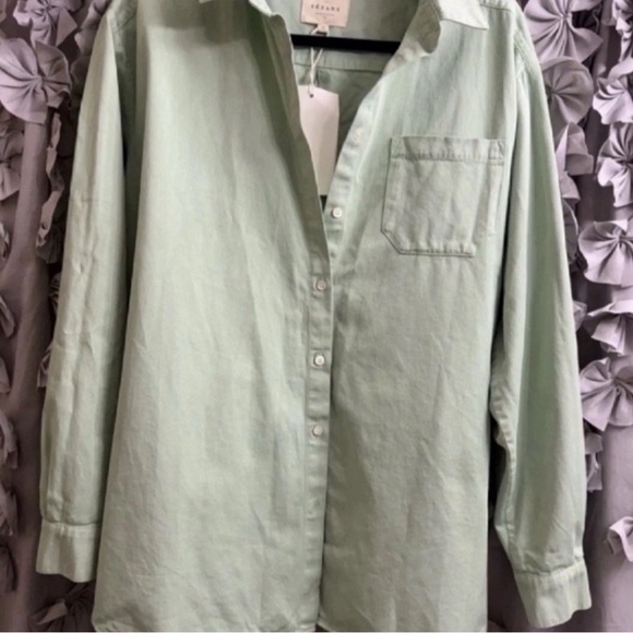 NEW w/ Tags Sézane Cotton Max Shirt, Sz 8 US/40 FR - Picture 3 of 7
